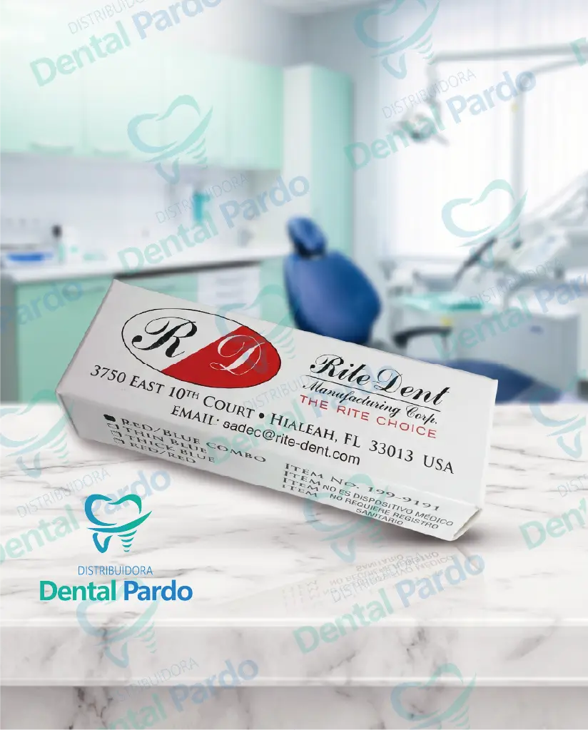 Papel De Articular Bicolor (Rojo/Azul) | Rite Dent