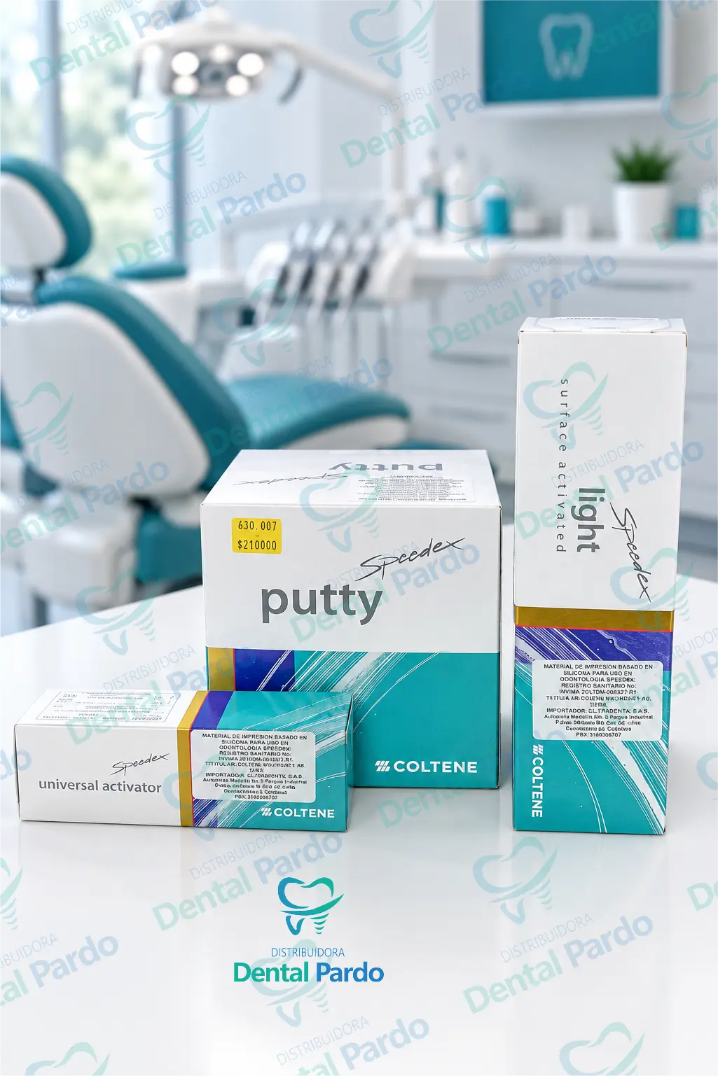Kit Silicona Speedex (Putty + Light + Activador) | Coltene
