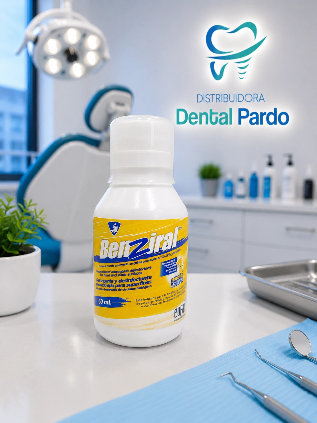 Benziral® – Detergente Y Desinfectante Concentrado (60 Ml)