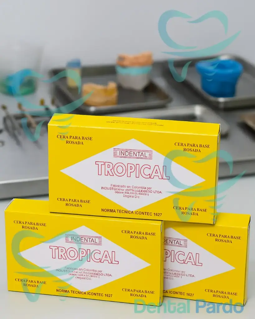 Cera Base Rosada TROPICAL – Caja x 18 láminas