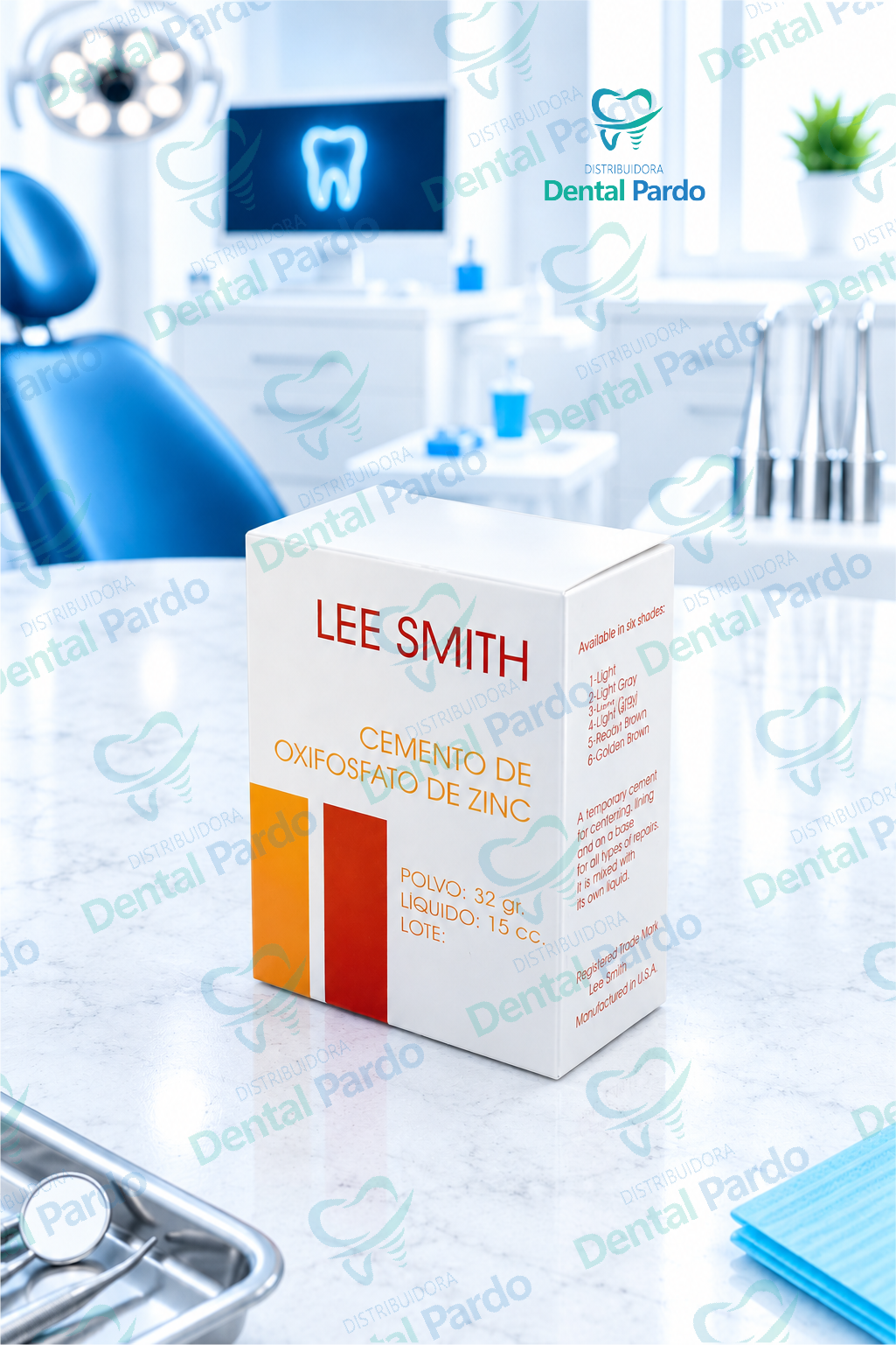 Cemento De Oxifosfato De Zinc Lee Smith – 32 G + 15 Cc