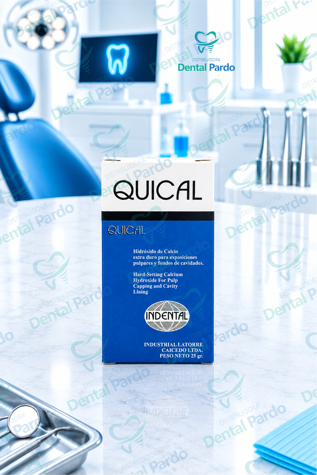 Quical Indental – Hidróxido De Calcio Extra Duro 25 G