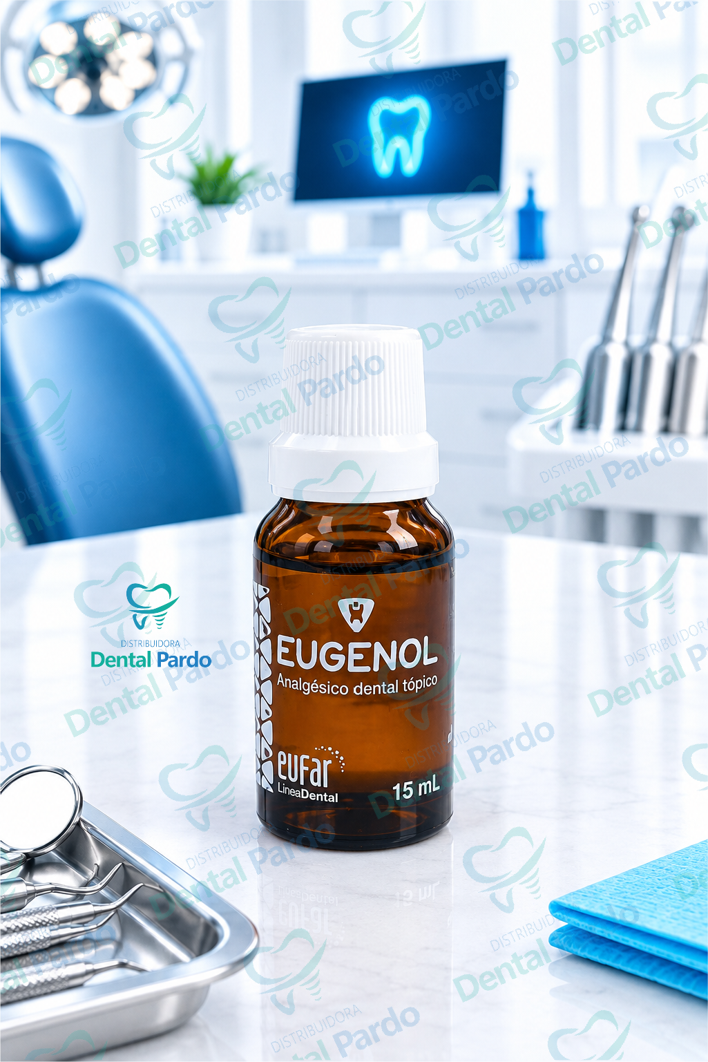 Eugenol Eufar | Analgésico Dental Tópico Y Sedante Pulpar | Frasco 15 Ml