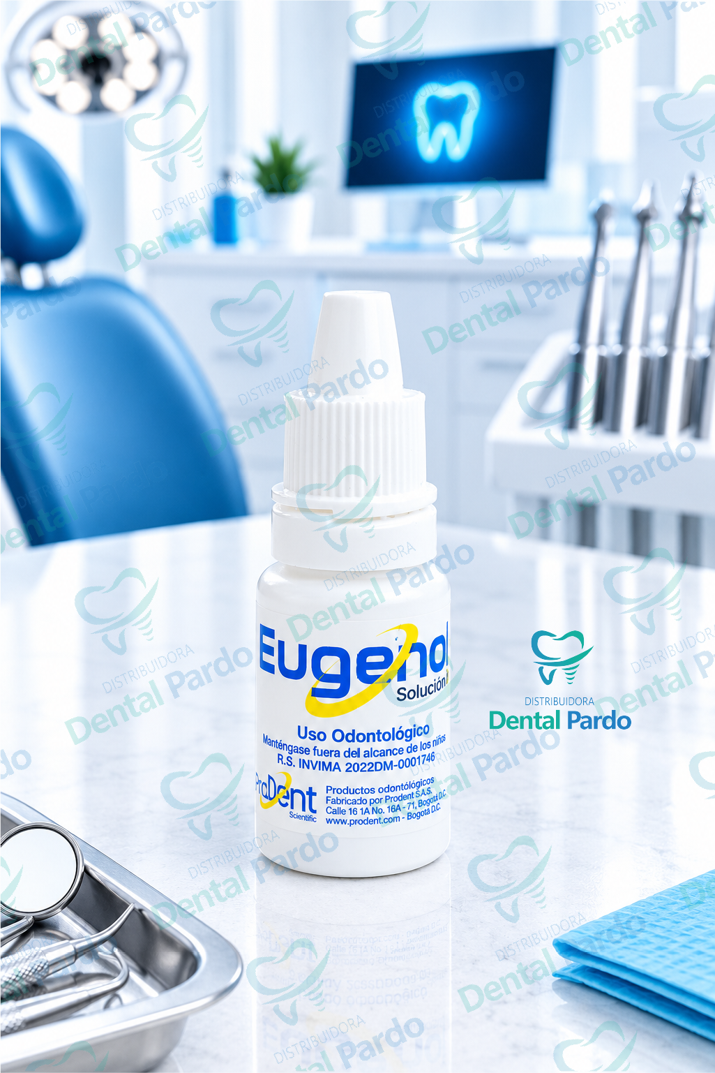 Eugenol Solución Prodent | Analgésico Y Sedante Pulpar | Frasco Gotero