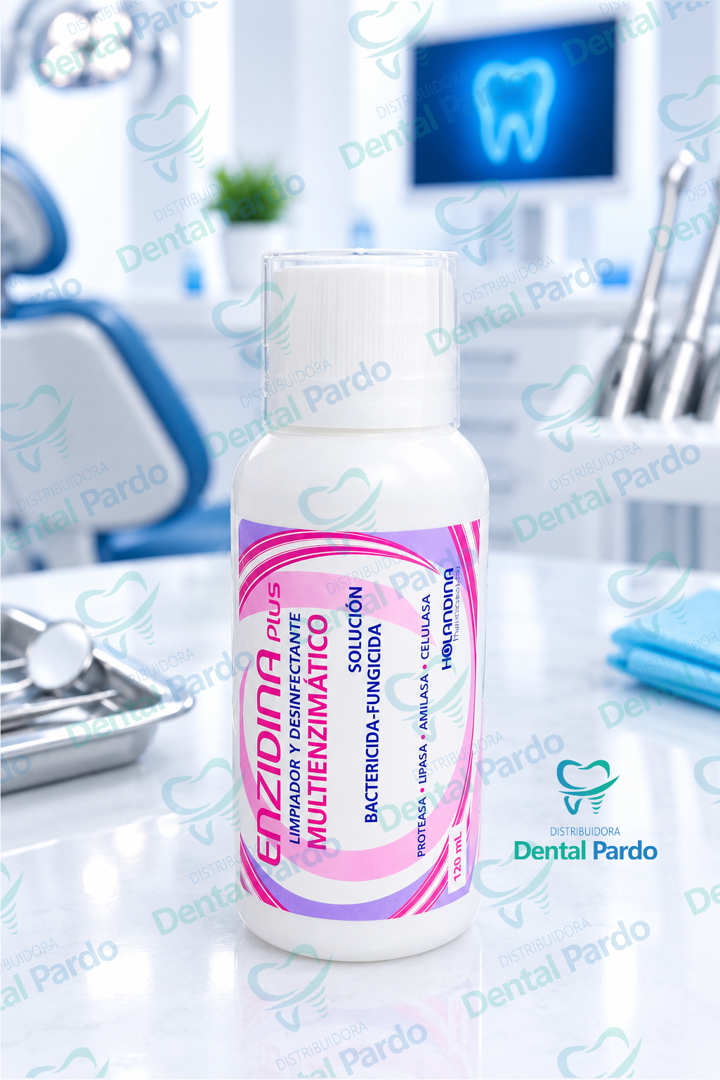 Enzidina Plus Holandina | Limpiador Y Desinfectante Multienzimático | 120 Ml