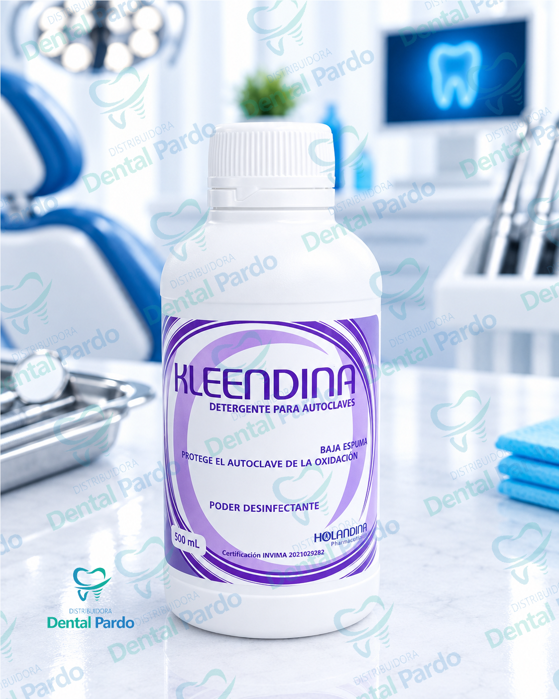 Kleendina Holandina | Detergente Para Autoclaves | 500 Ml