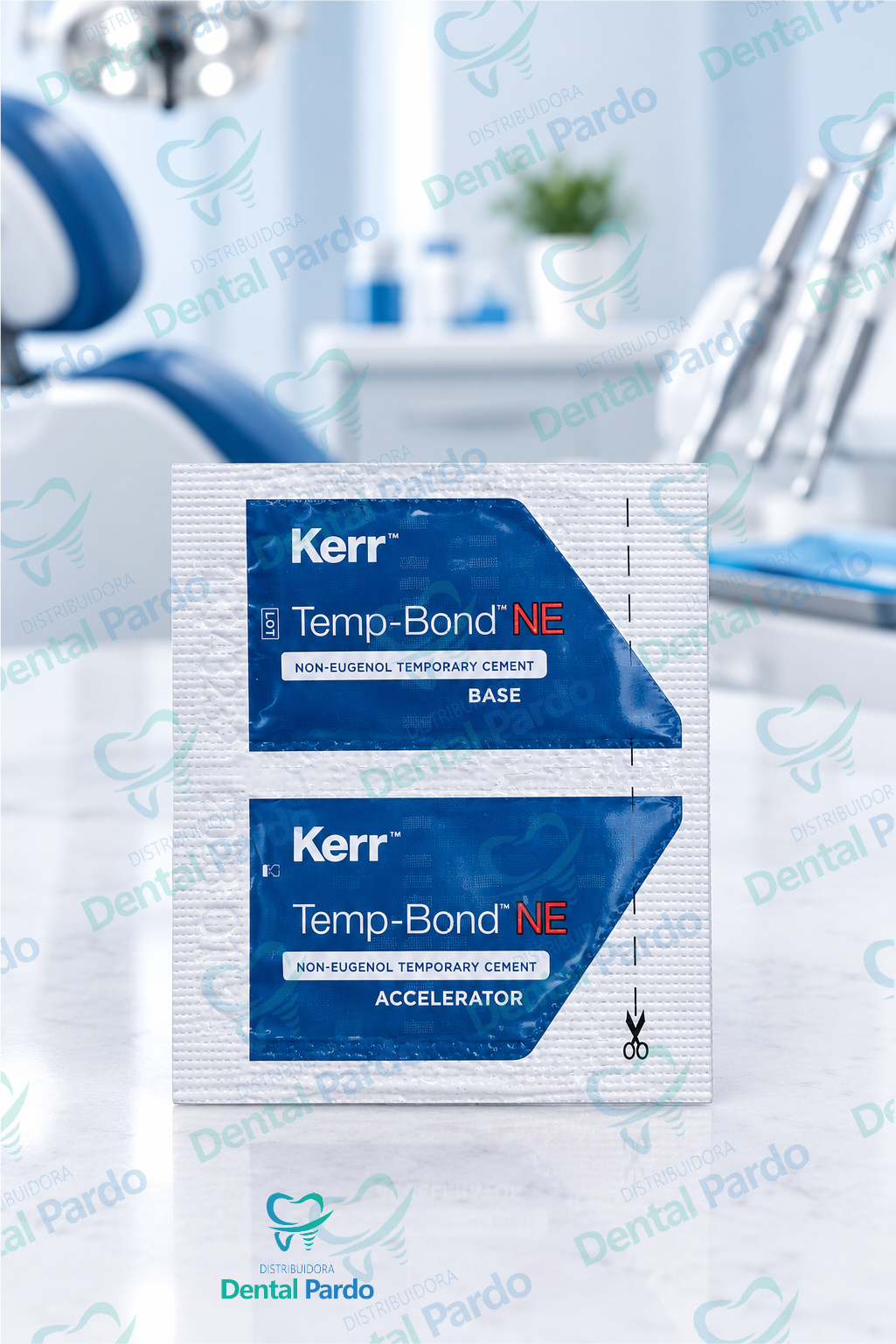 Cemento Temporal Temp-Bond Ne Kerr | Sin Eugenol | Sobres Unidosis