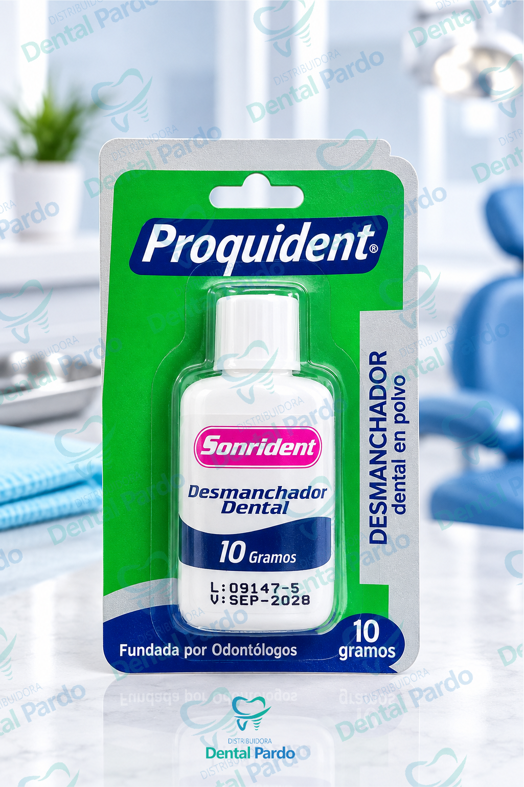 Desmanchador Dental En Polvo Sonrident | Proquident | 10 G