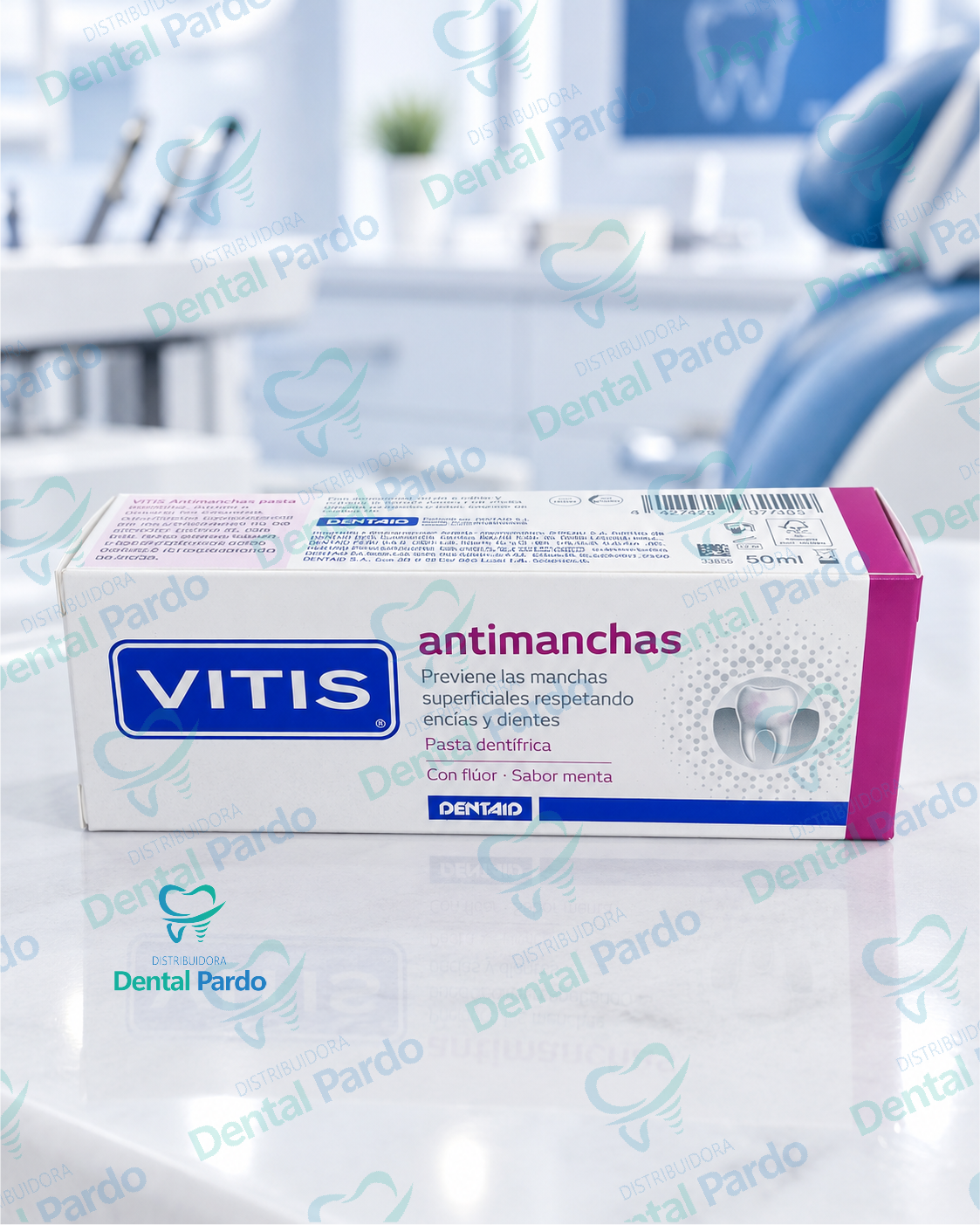 Pasta Dentífrica Vitis Antimanchas | Dentaid | 50 Ml