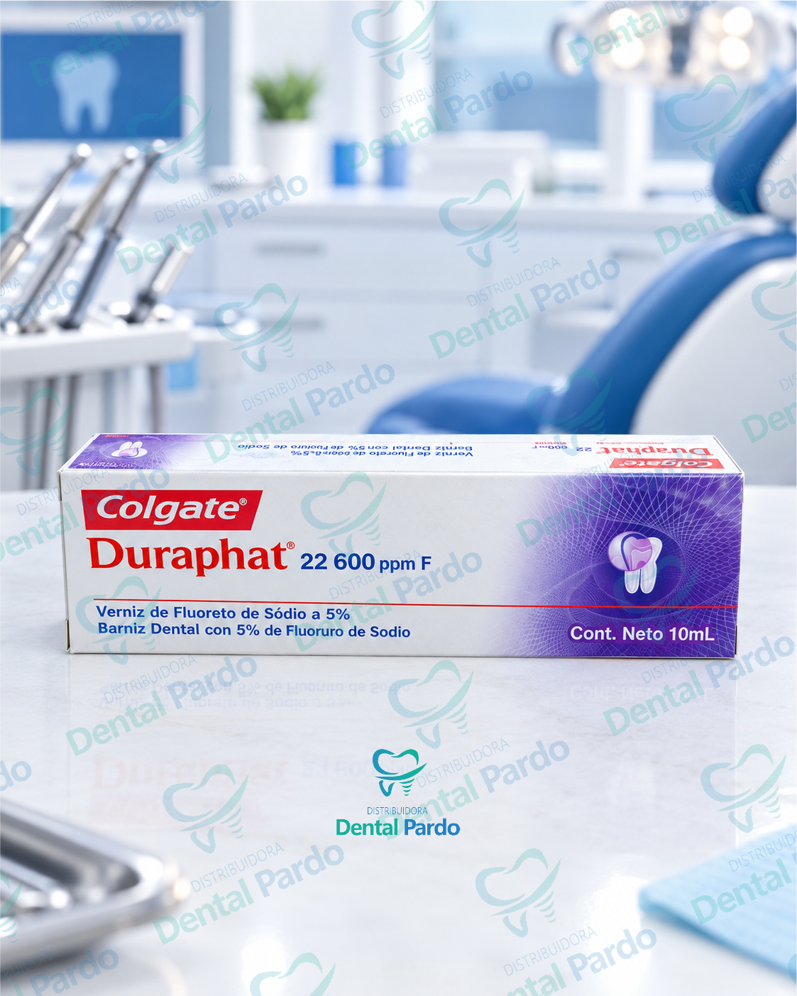 Barniz Dental Colgate Duraphat | 5% Fluoruro De Sodio (22,600 Ppm) | 10 Ml