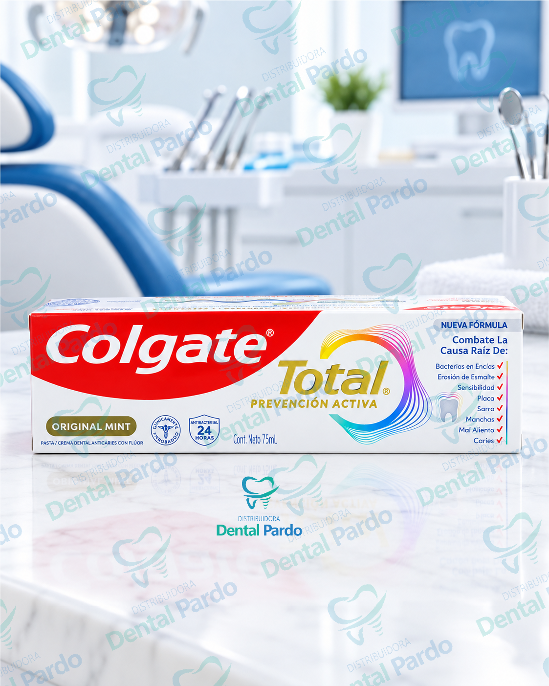 Crema Dental Colgate Total Prevención Activa | Original Mint | 75 Ml