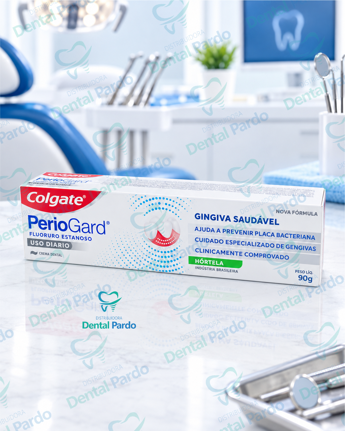 Crema Dental Colgate Periogard | Fluoruro Estanoso | 90 G