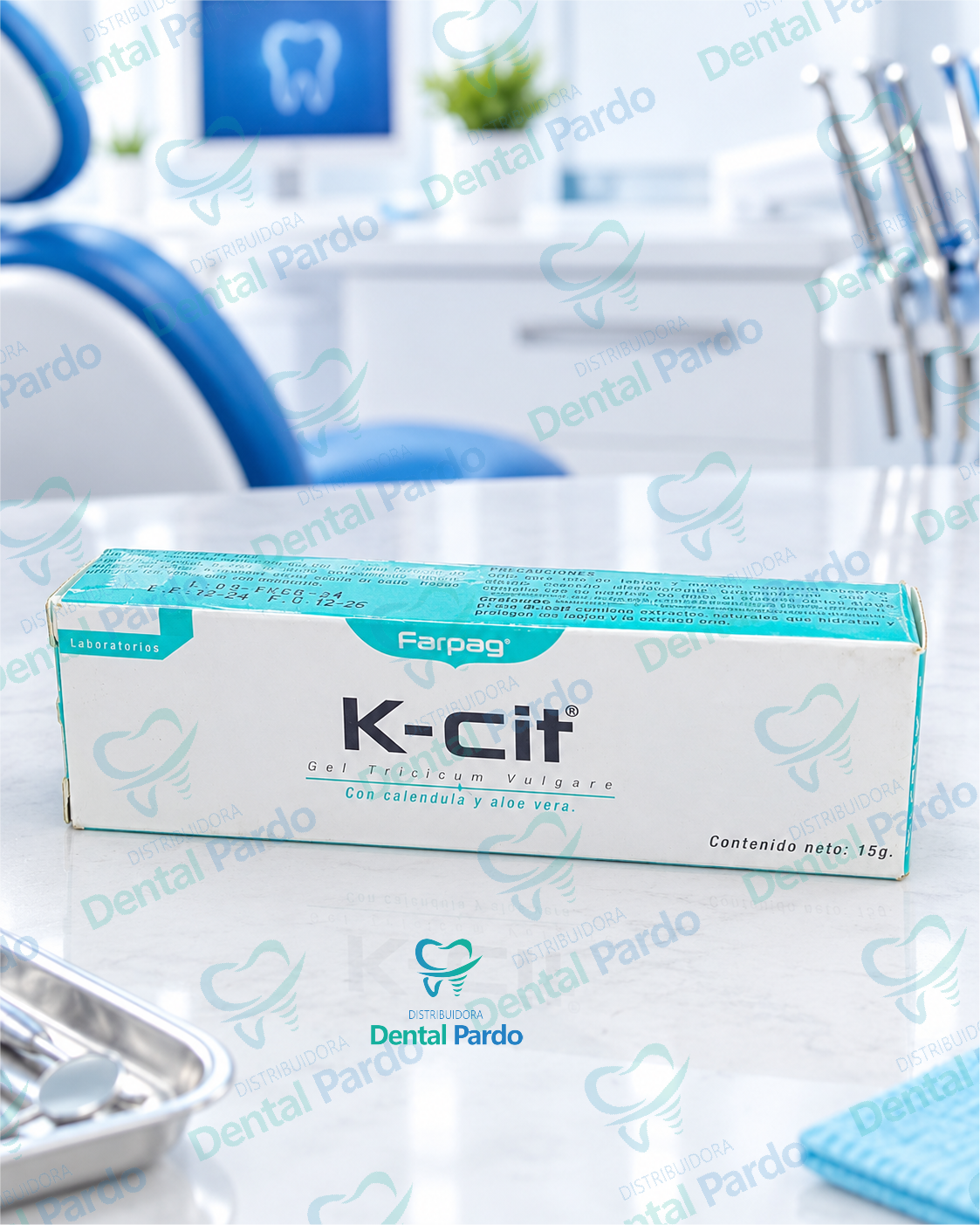 Gel Cicatrizante K-Cit Triticum Vulgare | Caléndula Y Aloe Vera | 15 G
