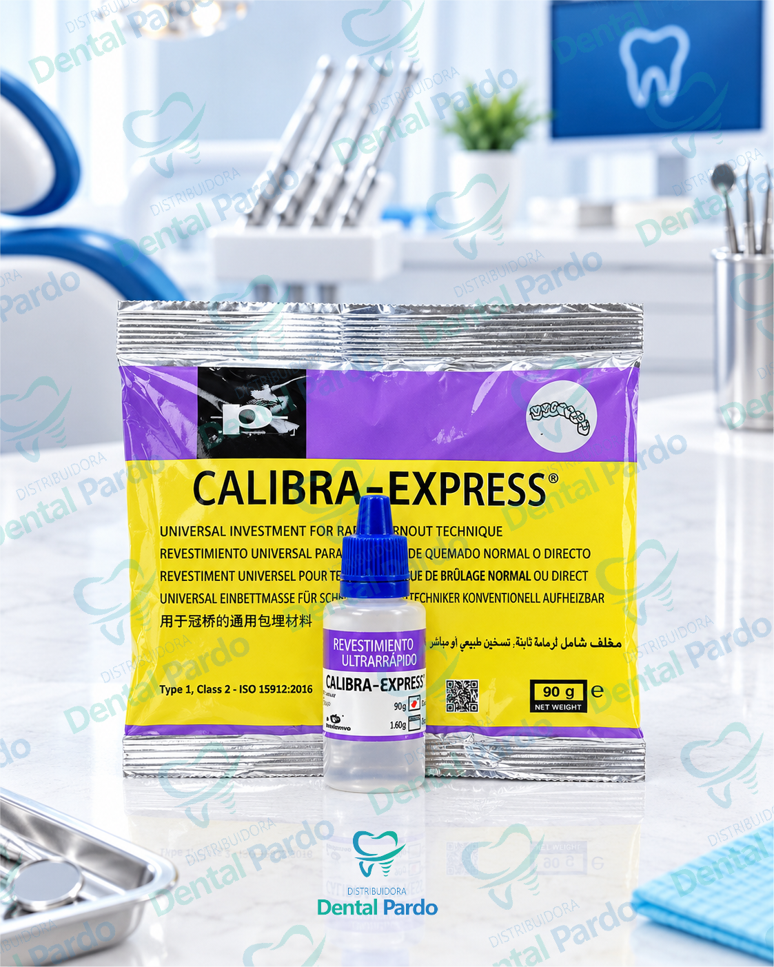 Revestimiento Universal Calibra-Express | Polvo 90 G + Líquido