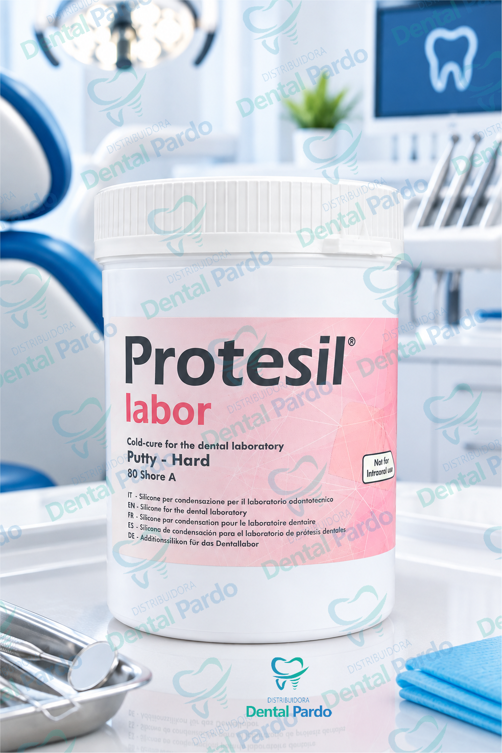 Silicona De Condensación Protesil Labor | Putty Hard (80 Shore A)