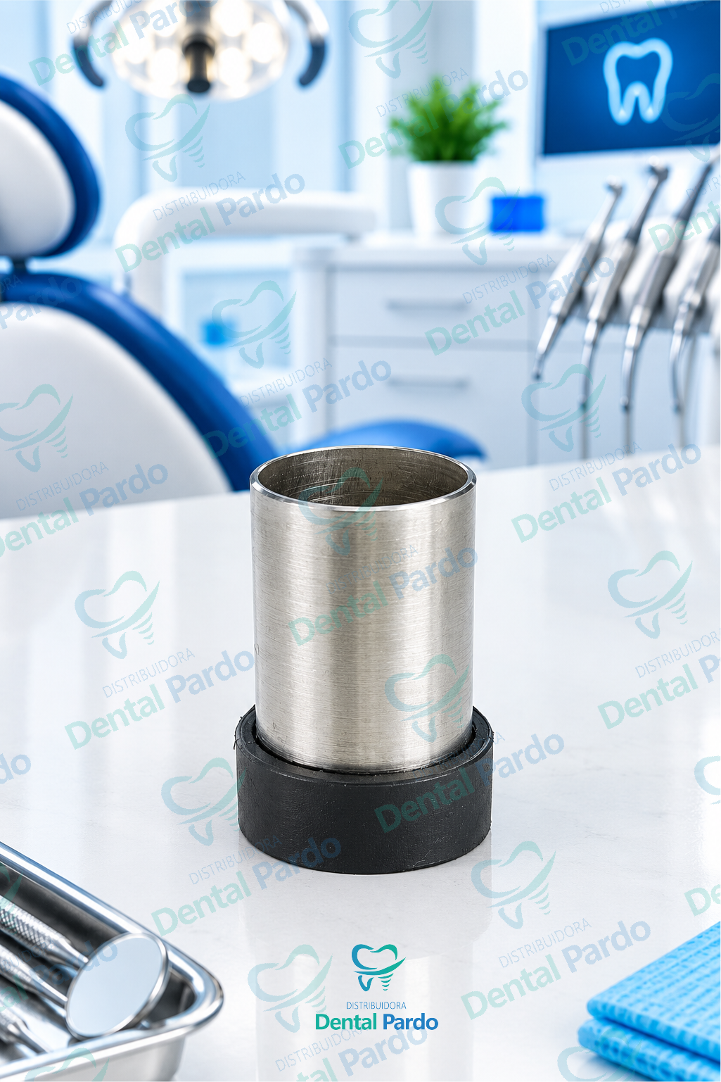 Anillo De Colado Metálico Con Base De Goma | Acero Inoxidable