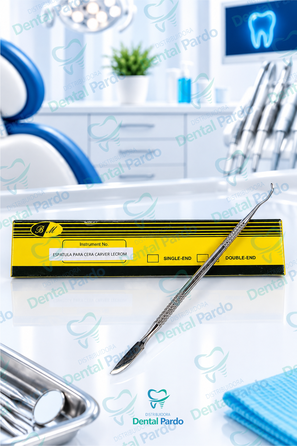 Espátula Para Cera Carver Le Cron (Lecrom) | Doble Parte Activa | Bm
