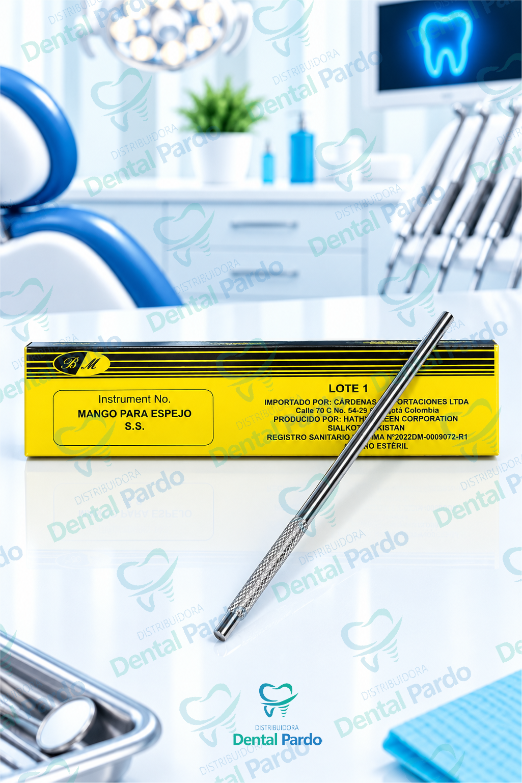 Mango Para Espejo Odontológico S.S. | Bm