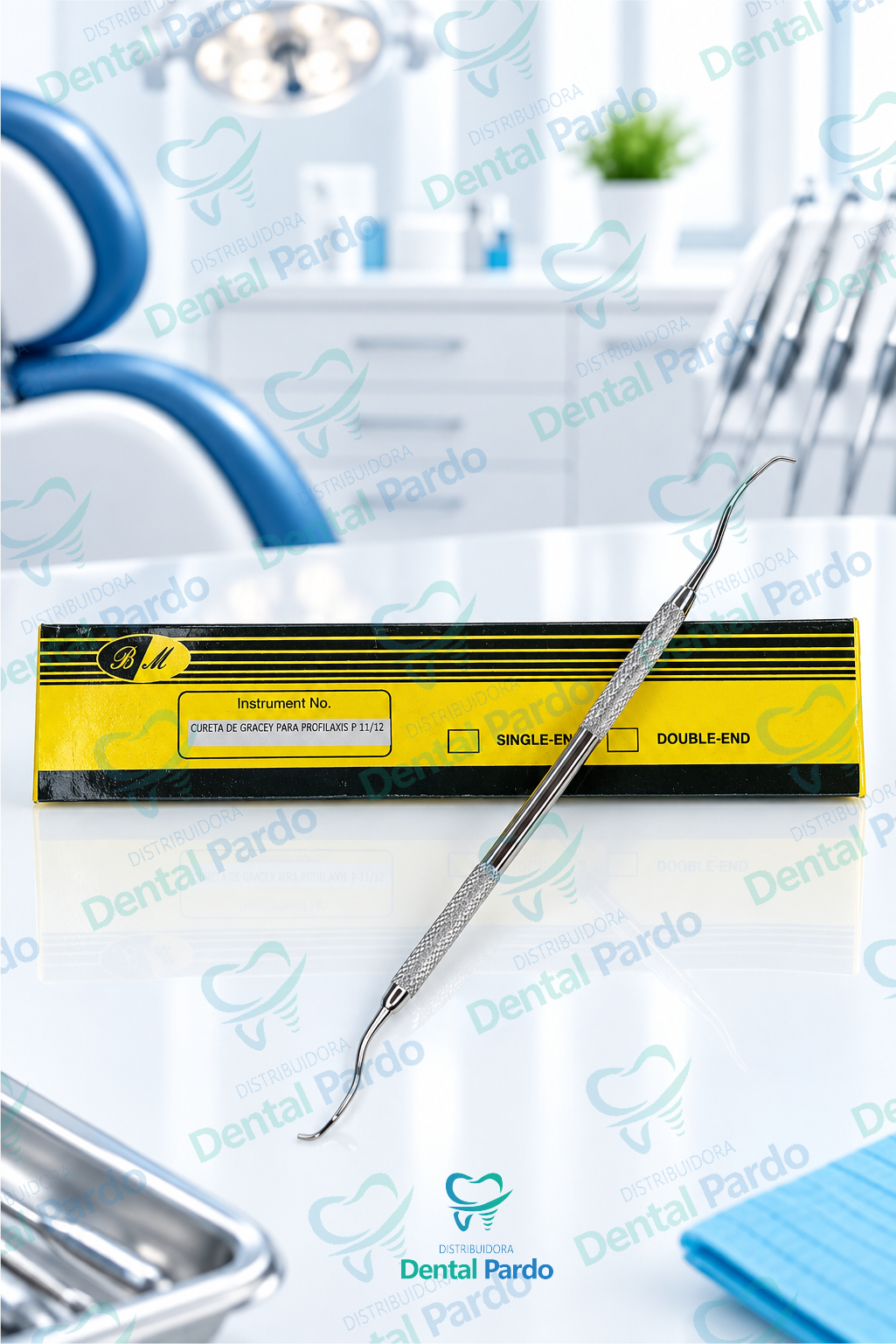 Cureta Gracey 11/12 Para Profilaxis | Doble Parte Activa | Bm