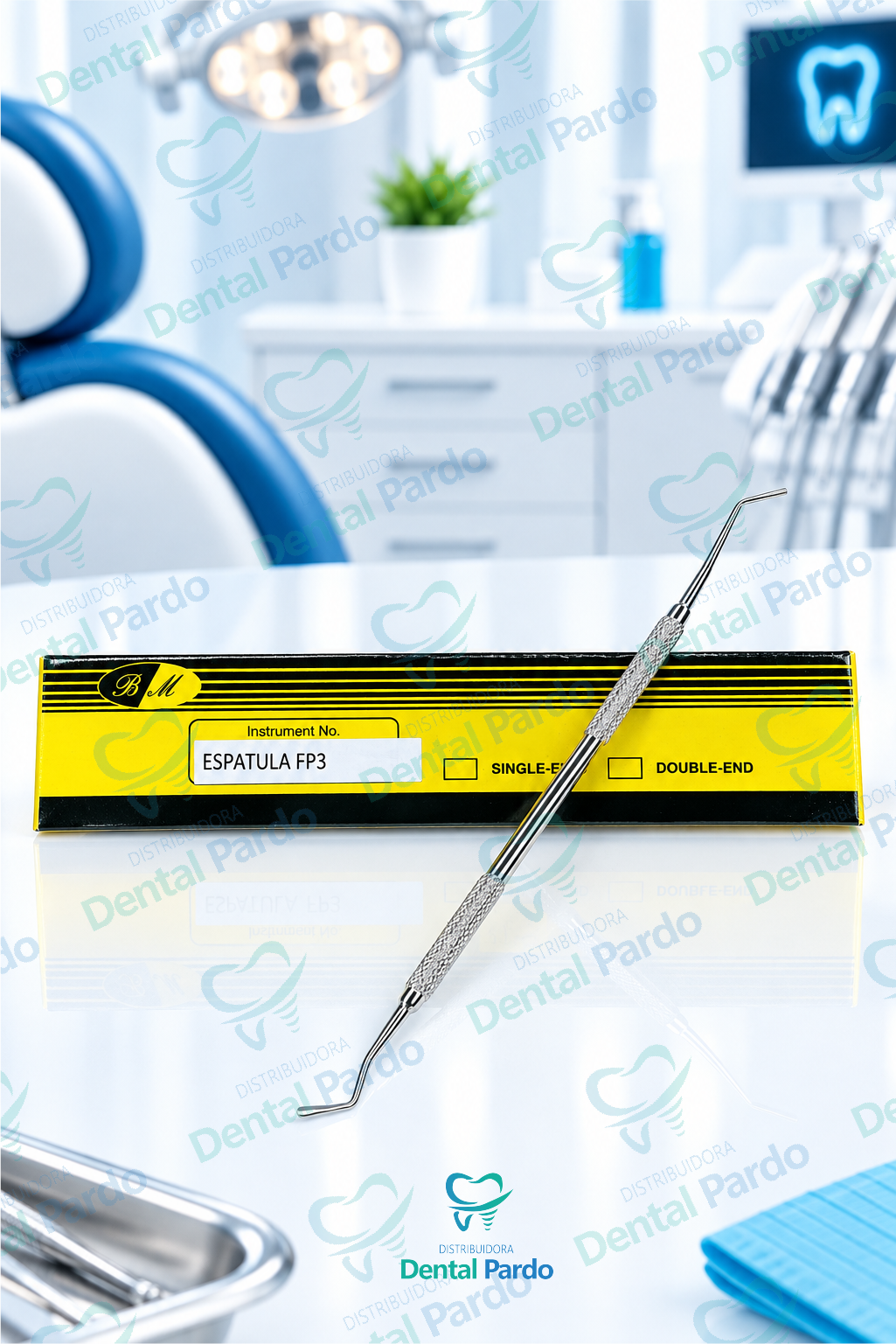 Espátula Fp3 Para Resinas | Doble Parte Activa | Bm