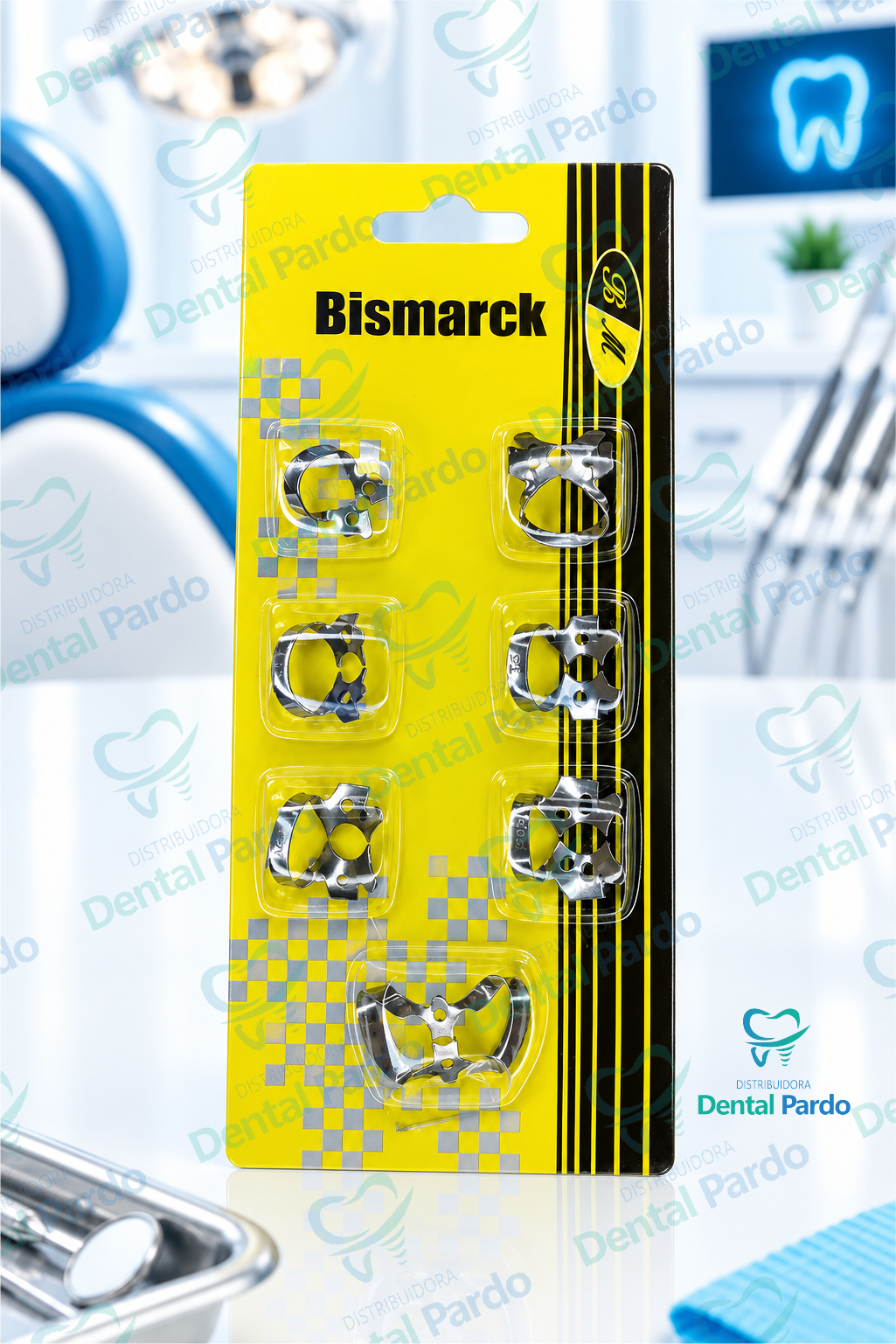 Set De Grapas Para Aislamiento Absoluto (7 Piezas) | Bismarck - Bm
