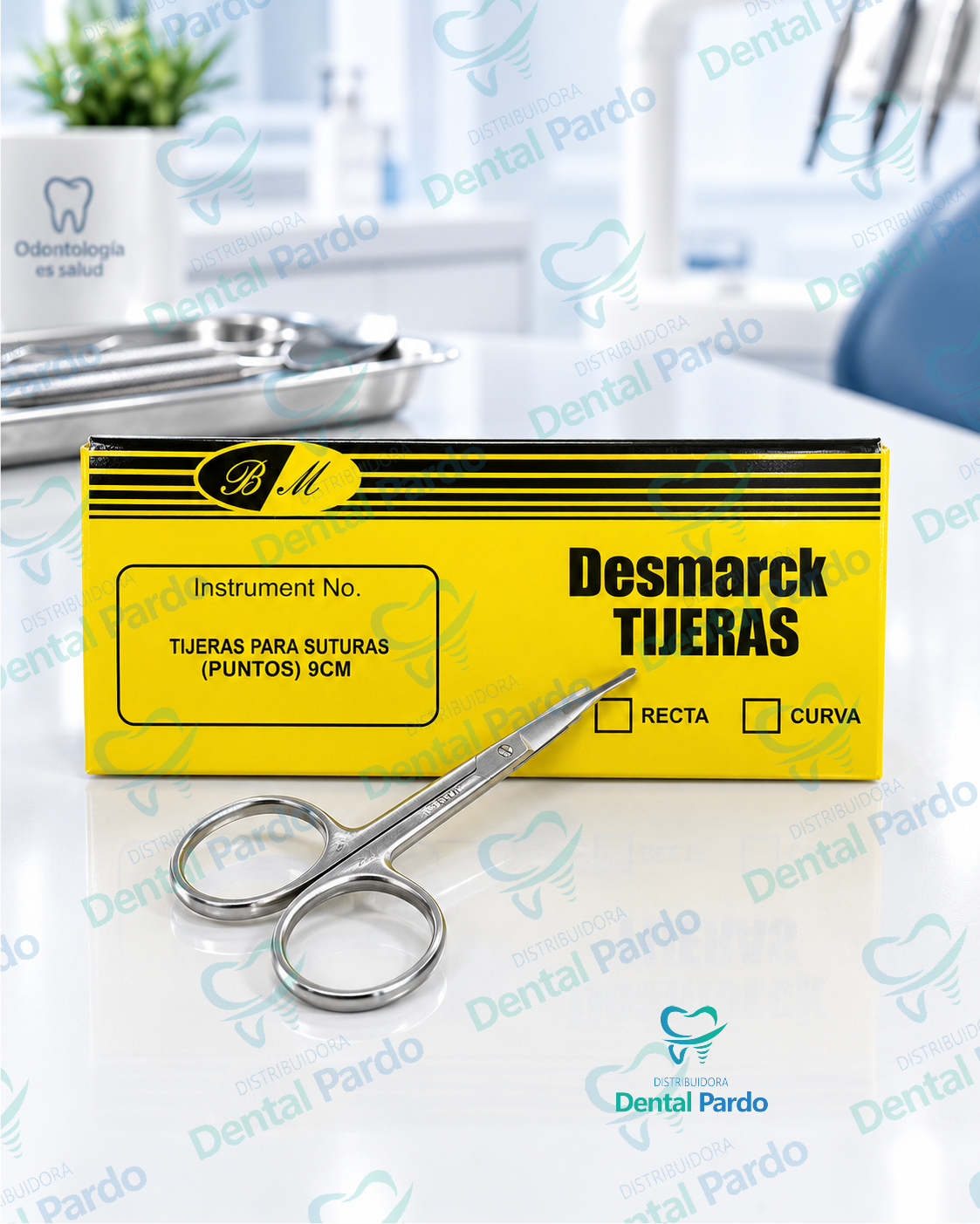 Tijeras Para Suturas (Puntos) | 9 Cm | Desmarck - Bm