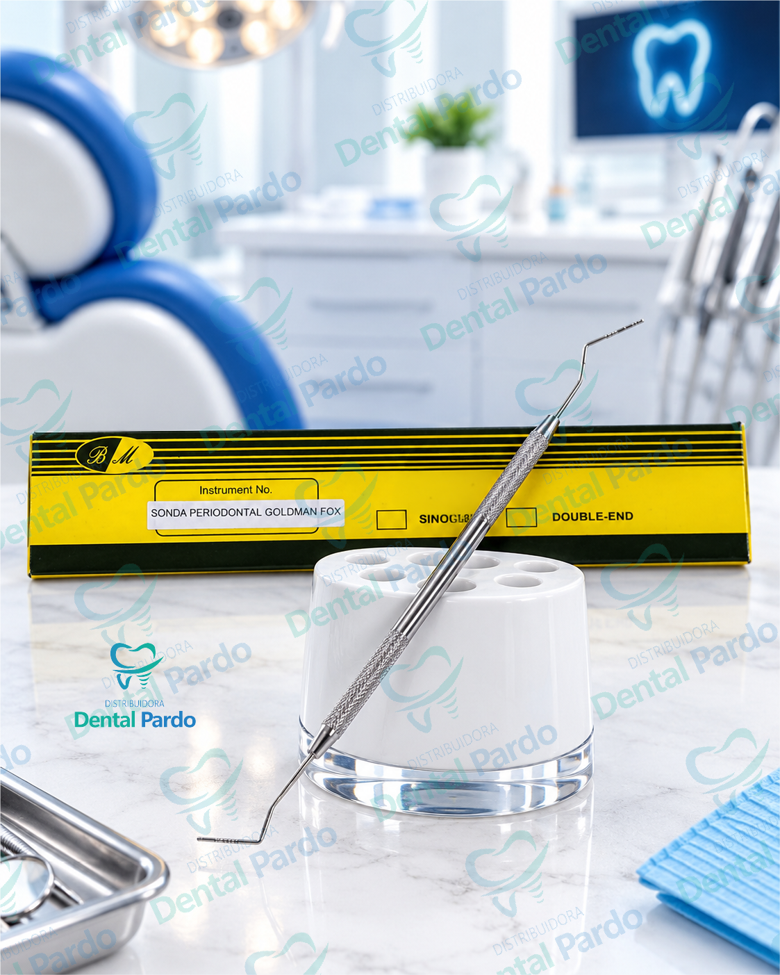 Sonda Periodontal Goldman Fox | Doble Parte Activa | Bm