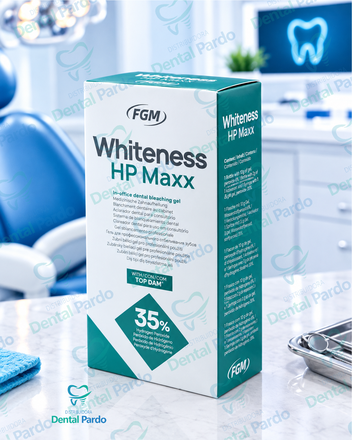 Blanqueamiento Whiteness Hp Maxx 35% Con Top Dam | Fgm