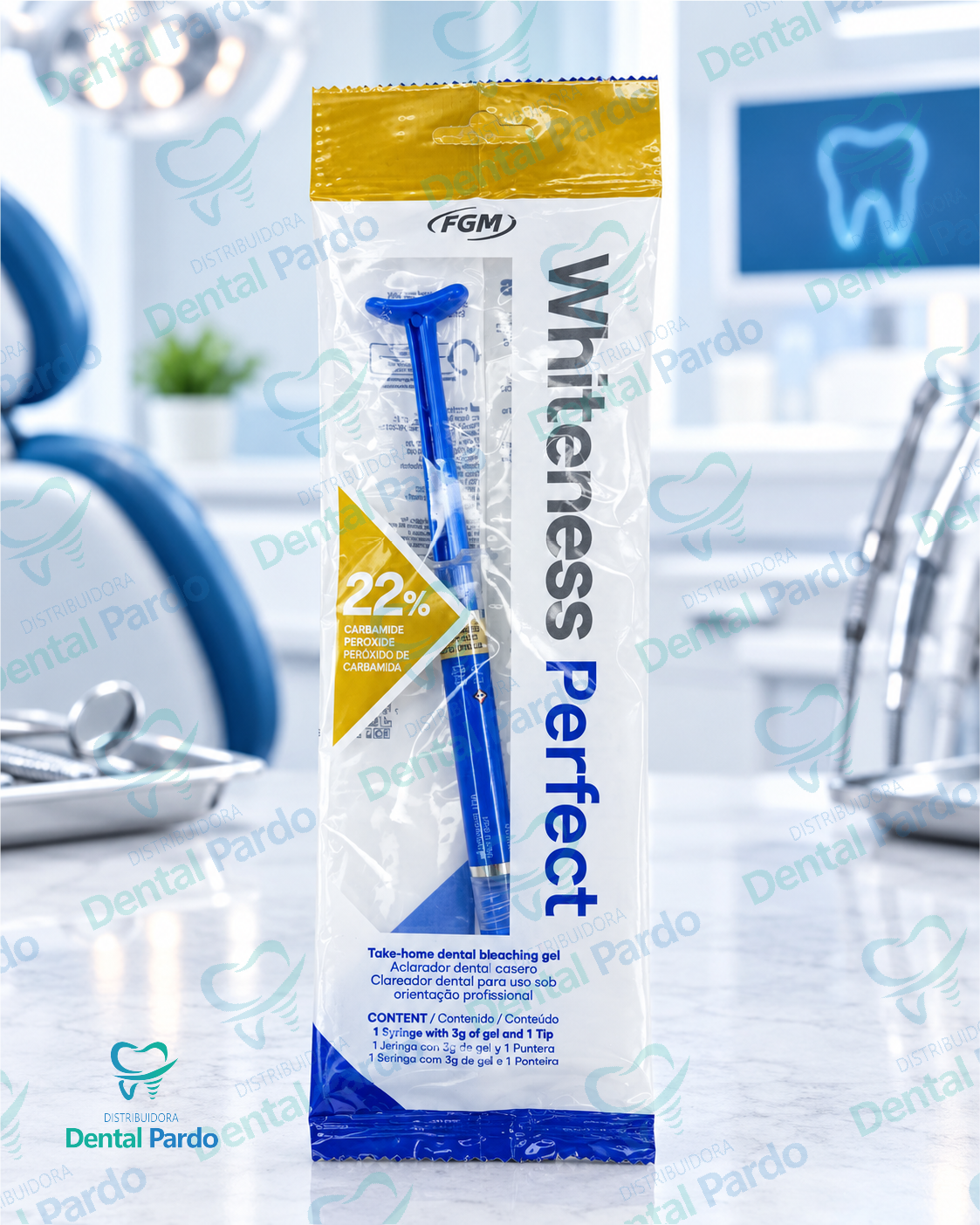 [631-056] Blanqueamiento Whiteness Perfect 22% | Jeringa 3G | Fgm