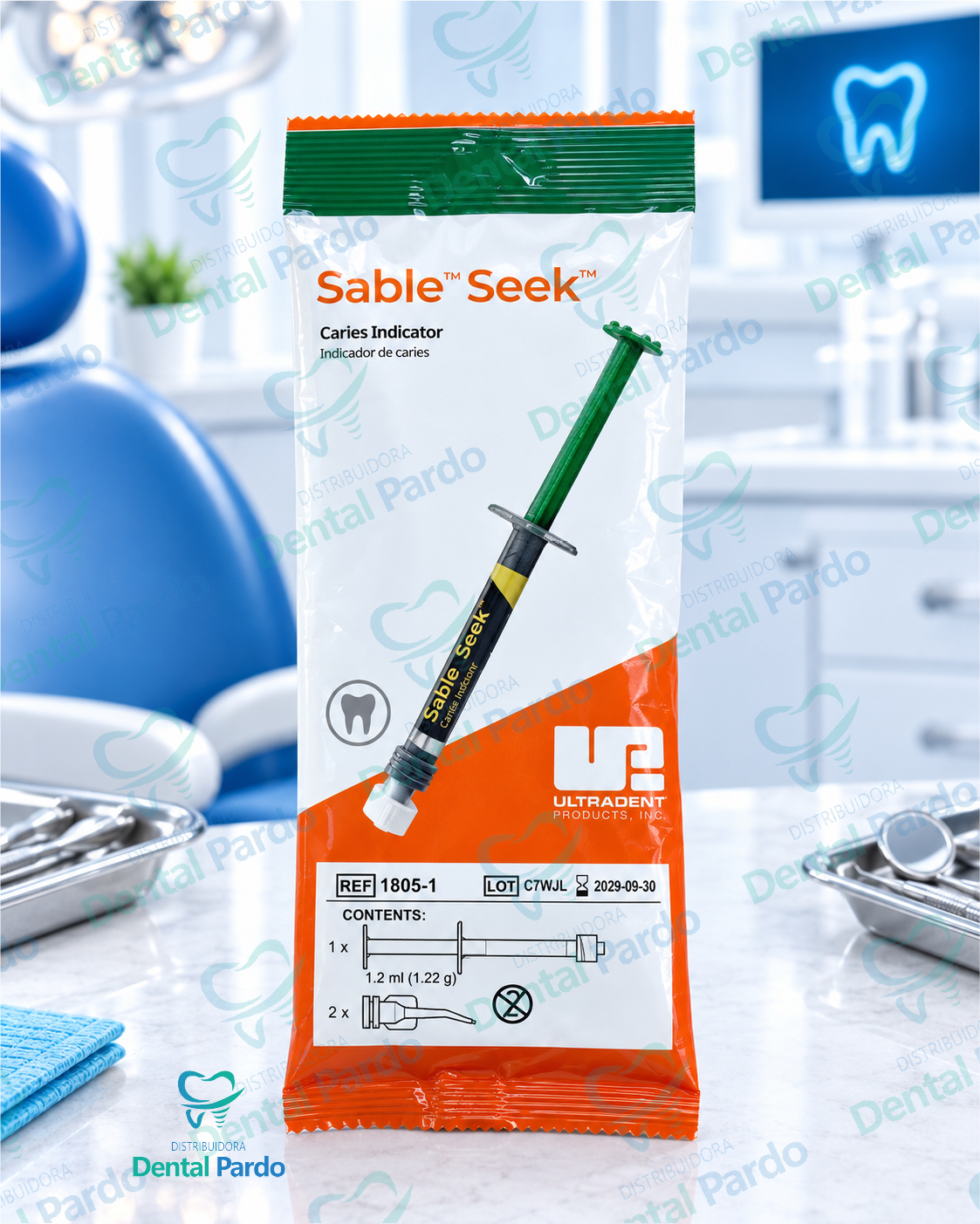 [626-424] Indicador De Caries Sable Seek | Jeringa 1.2Ml | Ultradent