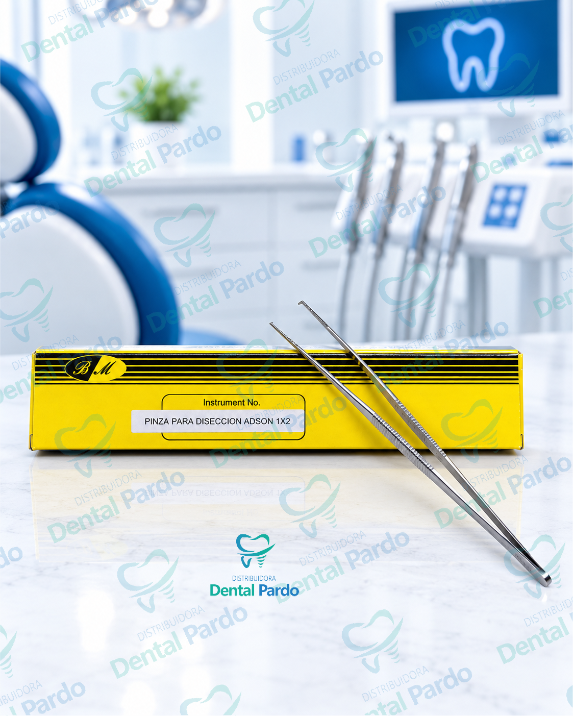 [611-324] Pinza Para Disección Adson 1X2 | Bm