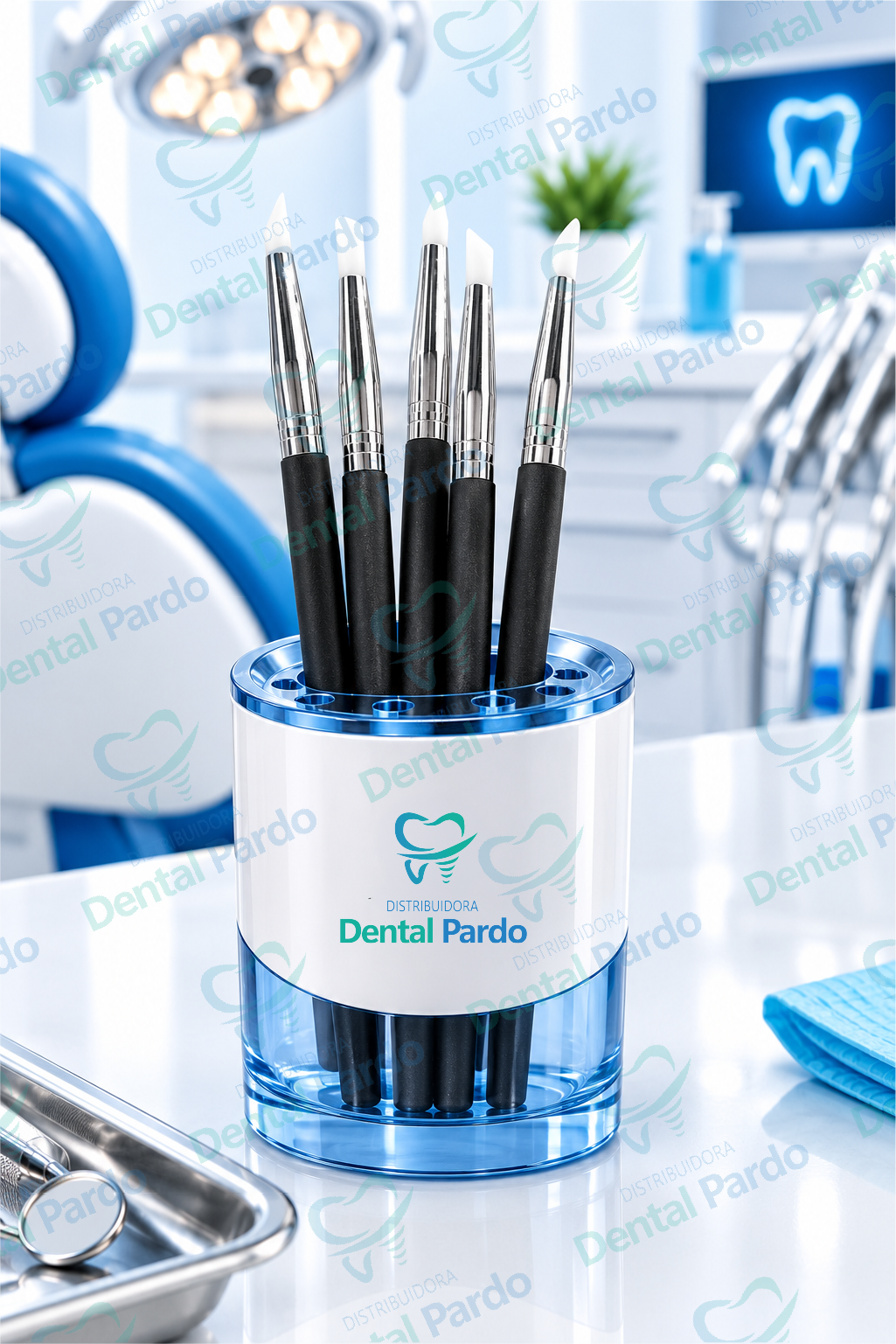 Set De Pinceles De Silicona Para Resina (5 Piezas) | Dental Pardo