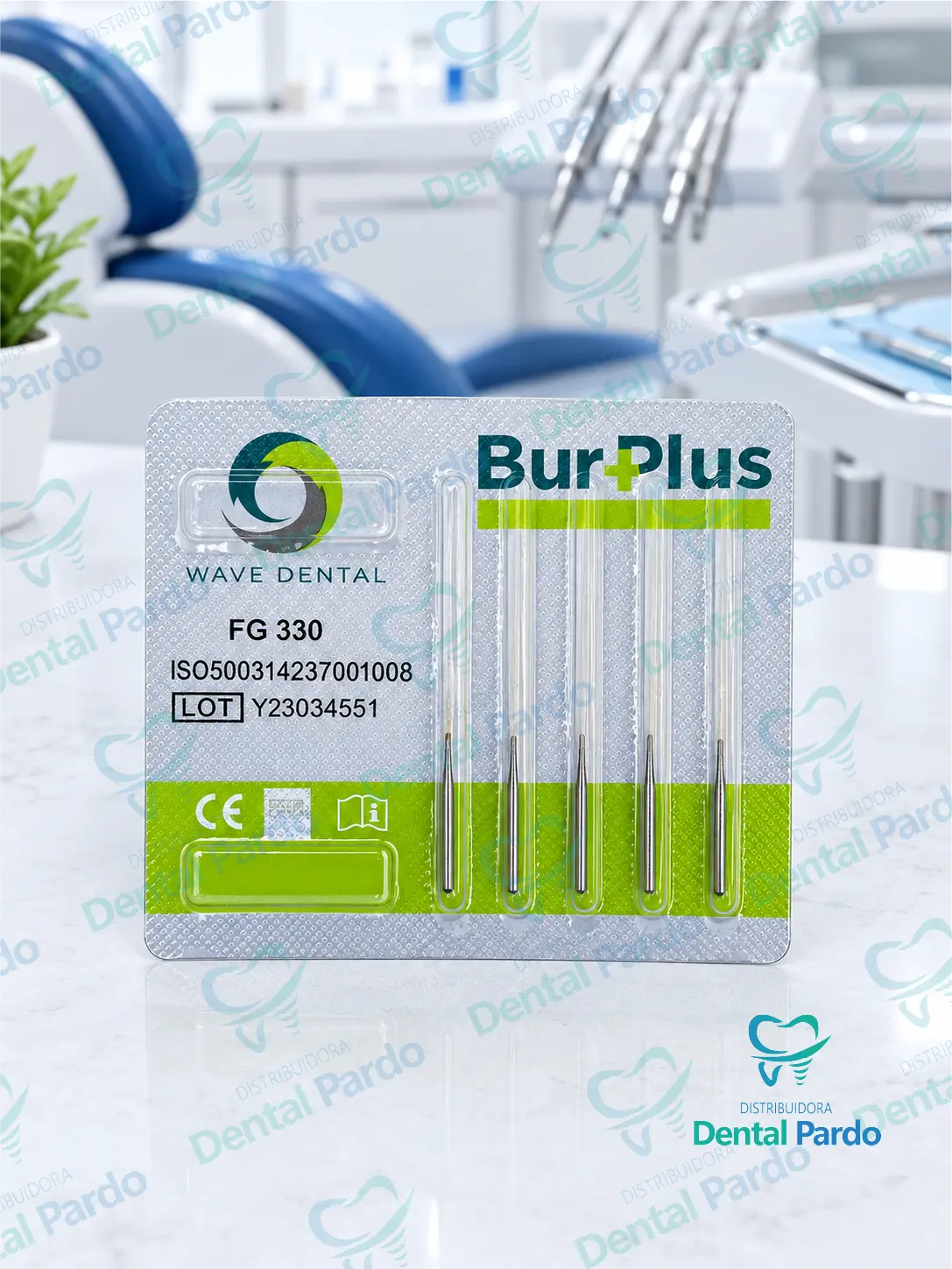 [624-331] Fresa De Alta Velocidad Fg 330 Burplus (Unidad) | Wave Dental