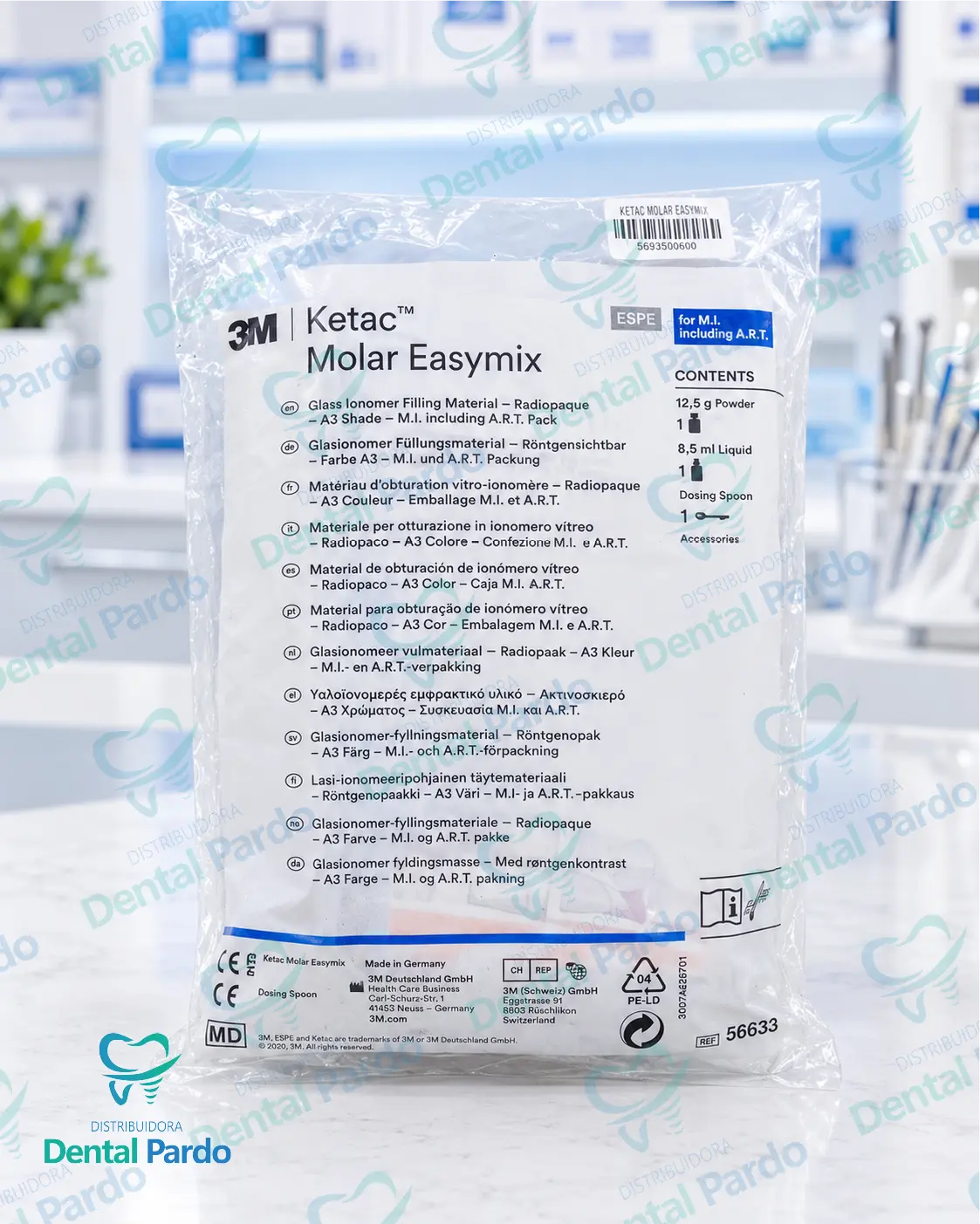 [619-008] Ionómero Vítreo Ketac Molar Easymix A3 (Polvo 12.5G + Líquido 8.5Ml) | 3M