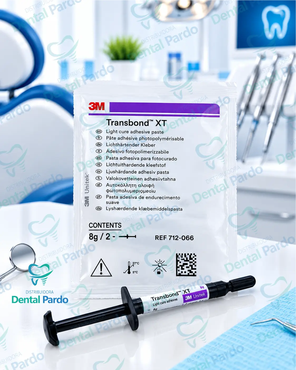 [614-194] Adhesivo Ortodóntico Fotocurable Transbond Xt (Jeringa Individual 4G) | 3M Unitek