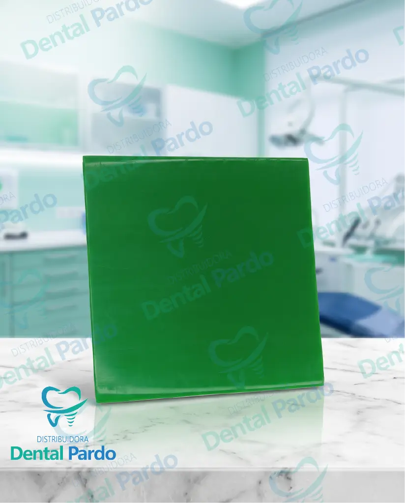 [624-311] Protector De Látex Cuadrado (Verde) | Distribuidora Dental Pardo