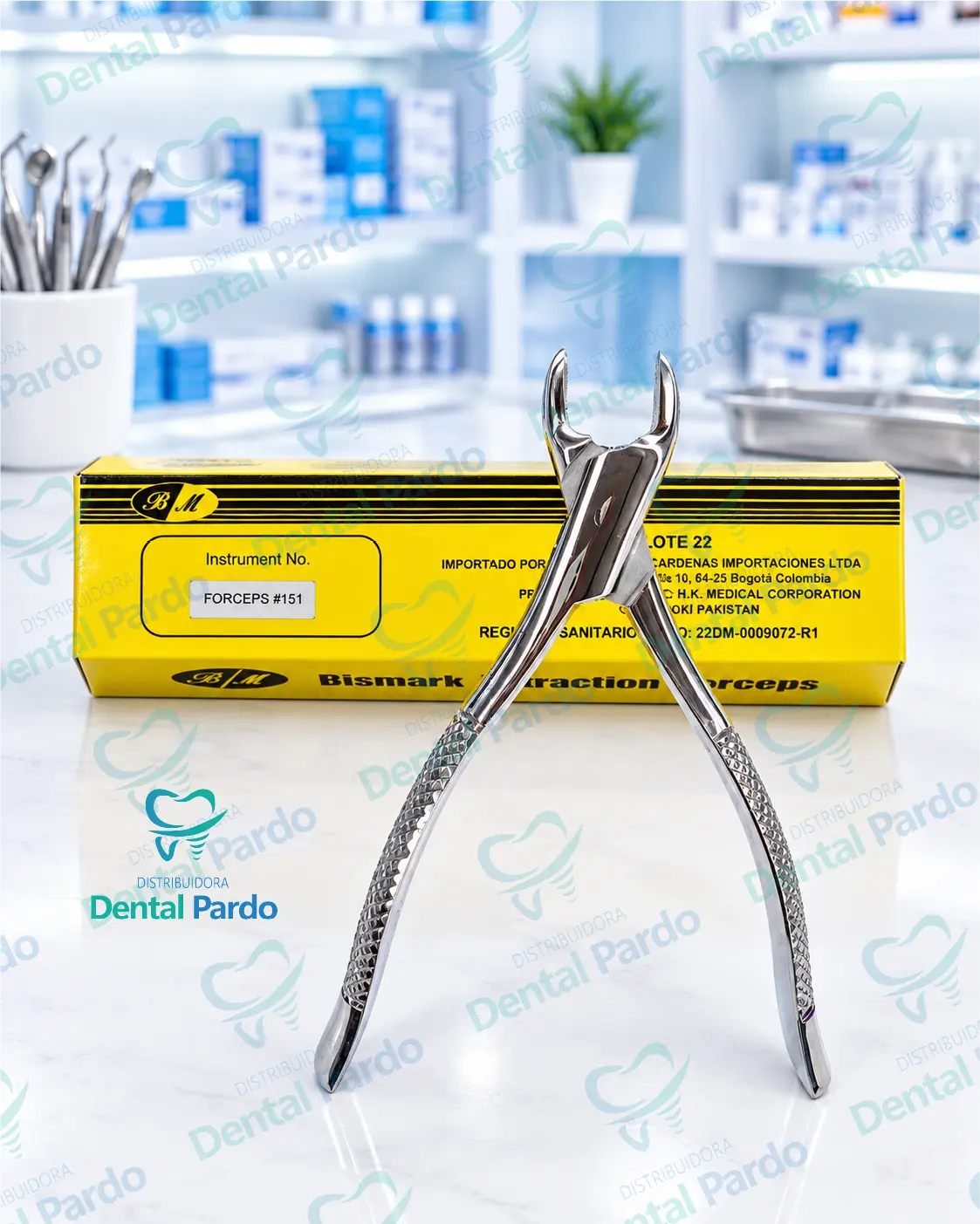 [611-013] Fórceps Dental #151 (Inferior Universal / Anteriores Y Premolares) | Bismarck
