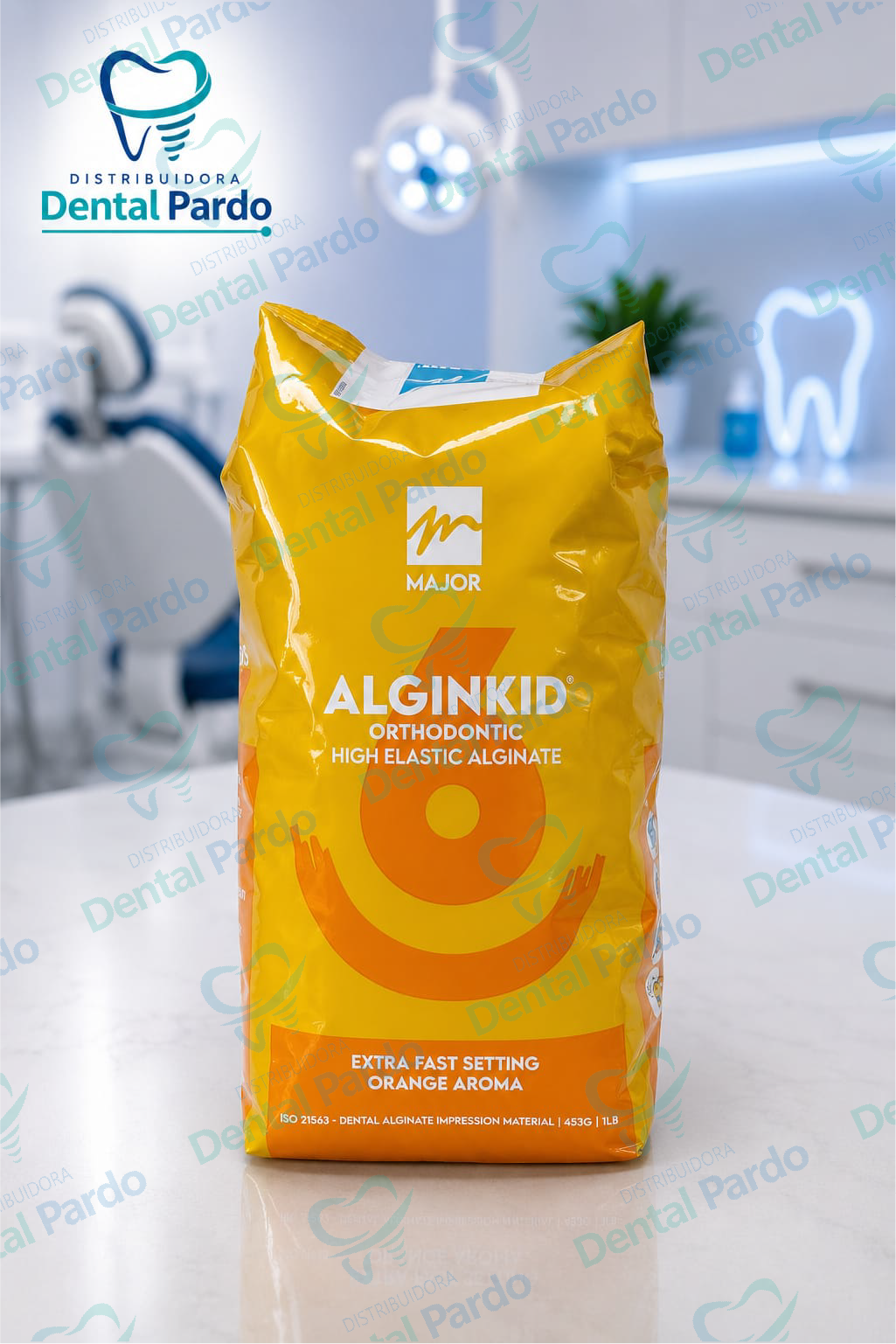 [606-046] Alginkid® Major | Alginato De Impresión Odontopediatría | 453 G