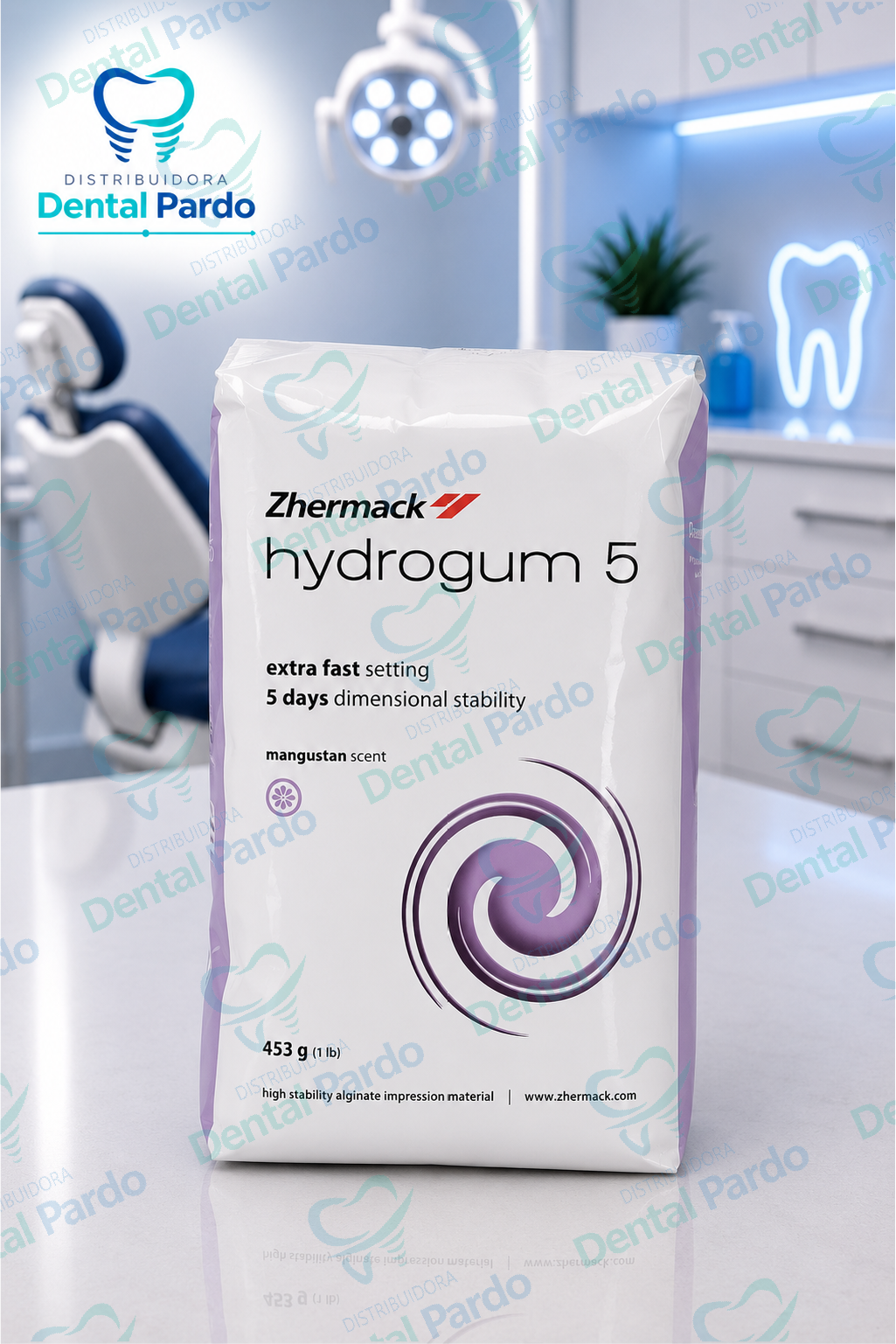 [606-002] Alginato Zhermack Hydrogum 5® | Extra Rápido | 453 G
