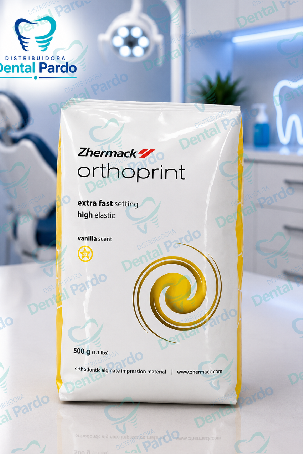 [606-021] Alginato Zhermack Orthoprint® | Extra Rápido | 500 G