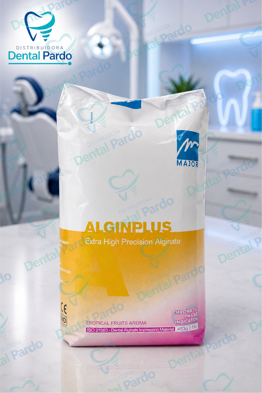 [606-048] Alginplus® Major | Alginato De Impresión | Tropical Fruits | 453 G