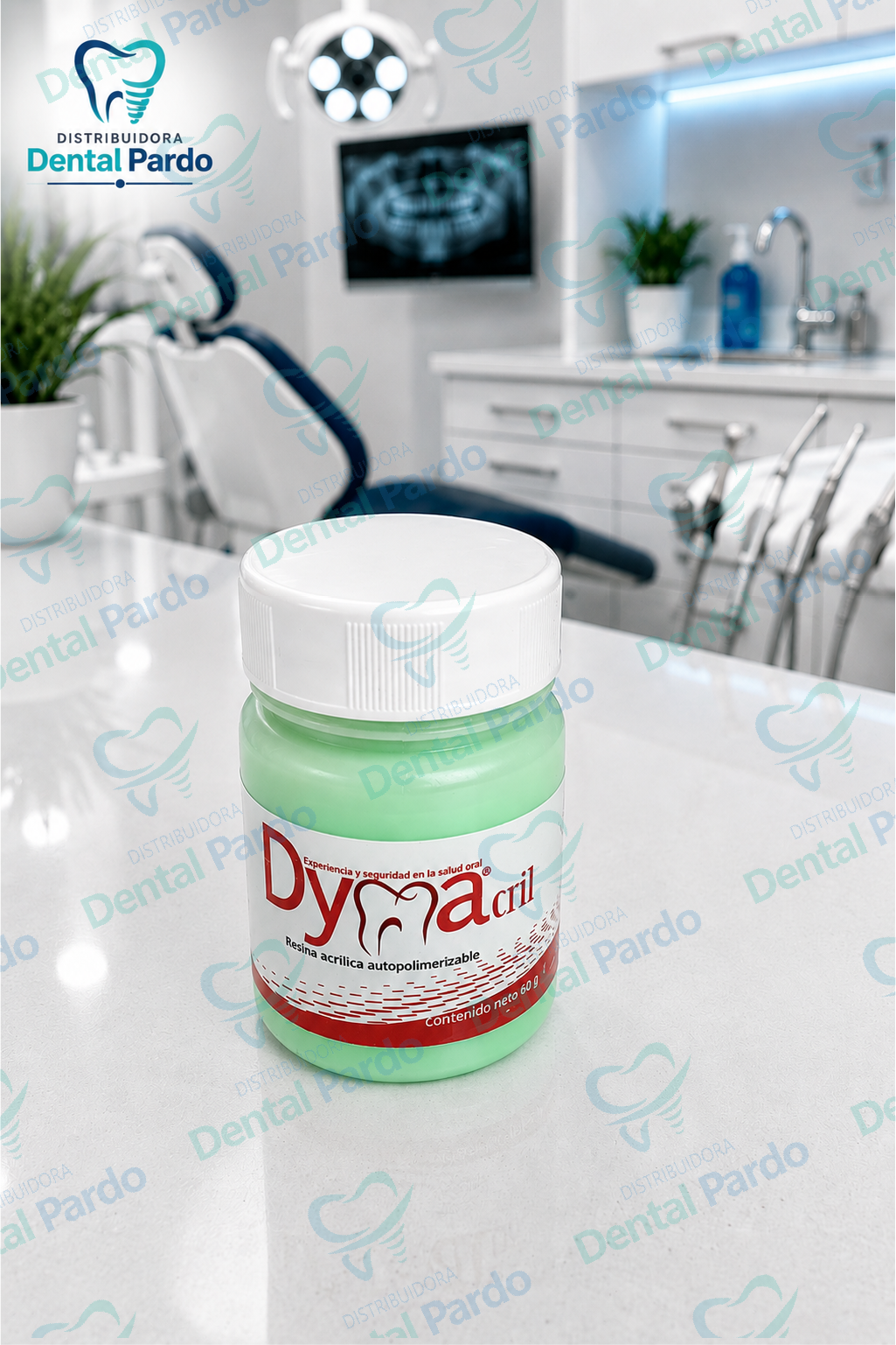 [603-144] Dymacril® | Resina Acrílica Autopolimerizable (Polímero) | 60 G