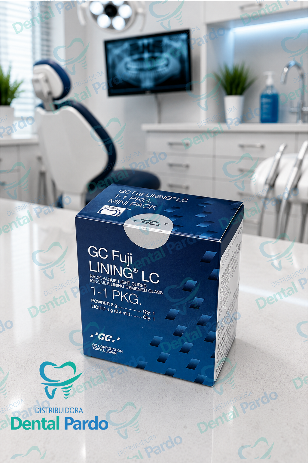 [619-027] Gc Fuji Lining Lc® | Ionómero De Vidrio Fotopolimerizable Para Base Cavitaria