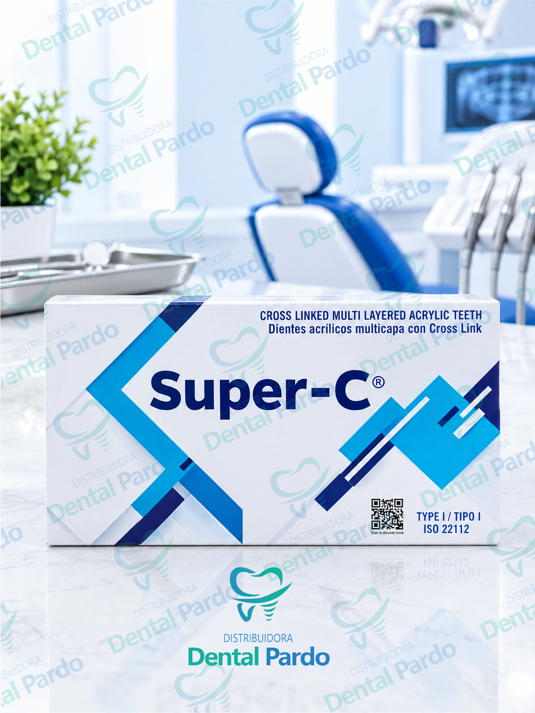 [601-002] Dientes Acrílicos Super-C® | Dos Capas