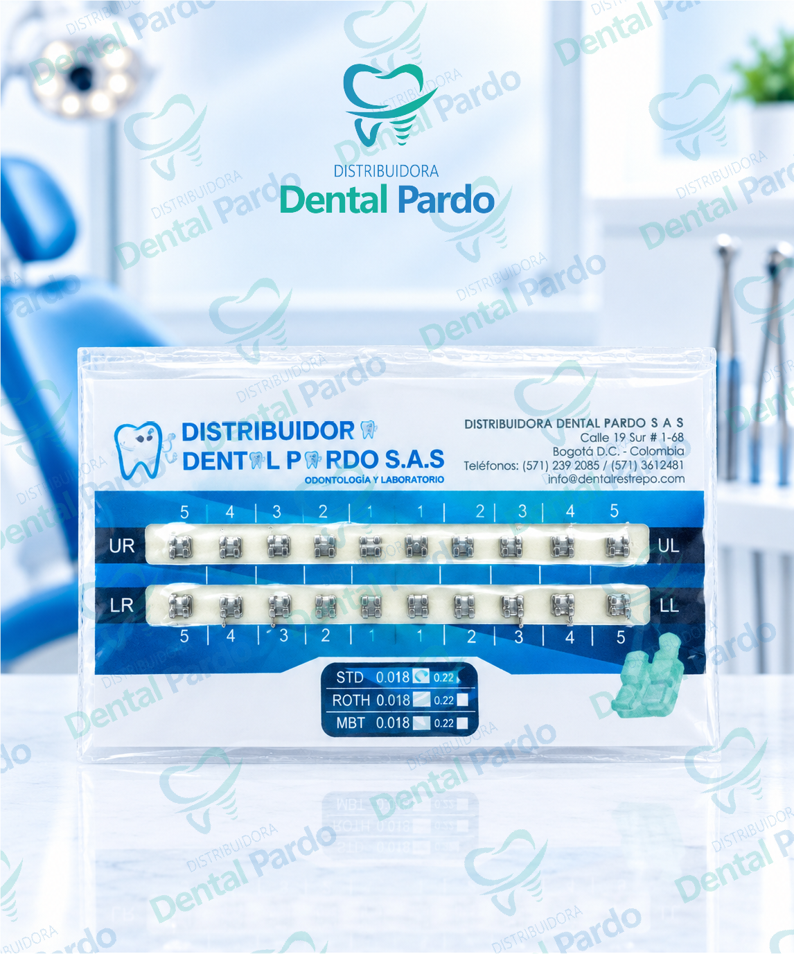 [612-021] Brackets Estandar| Caso Completo 5X5 Por Cuadrantes